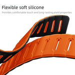 Cinturino magnetico in silicone con design color macaron., 20mm, 22mm