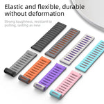 Cinturino magnetico in silicone con design color macaron., 20mm, 22mm