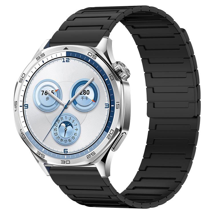 Cinturino per orologio magnetico in silicone con texture a corazza, 20mm, 22mm