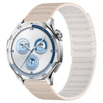 Cinturino per orologio magnetico in silicone con texture a corazza, 20mm, 22mm