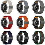 Cinturino per orologio in nylon elasticizzato grigio titanio con fibbia Fly Horse e motivo a mosca., 18mm, 20mm