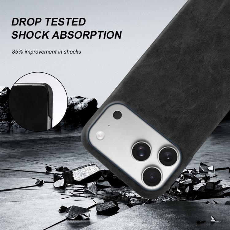 Cover posteriore per telefono in ecopelle con chiusura magnetica Retro-skin., For iPhone 18 Pro / 17 Pro, For iPhone 18 Pro Max / 17 Pro Max, For iPhone 17e / 16e