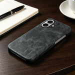 Cover posteriore per telefono in ecopelle con chiusura magnetica Retro-skin., For iPhone 17, For iPhone Air, For iPhone 16 Pro Max
