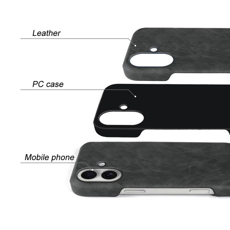 Cover posteriore per telefono in ecopelle con chiusura magnetica Retro-skin., For iPhone 17, For iPhone Air, For iPhone 16 Pro Max
