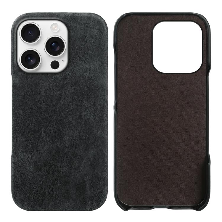 Cover posteriore per telefono in ecopelle con chiusura magnetica Retro-skin., For iPhone 17, For iPhone Air, For iPhone 16 Pro Max