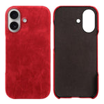 Cover posteriore per telefono in ecopelle con chiusura magnetica Retro-skin., For iPhone 16 Pro, For iPhone 16 Plus, For iPhone 16
