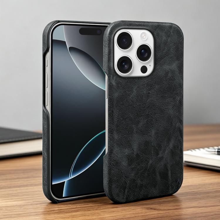 Cover posteriore per telefono in ecopelle con chiusura magnetica Retro-skin., For iPhone 16 Pro, For iPhone 16 Plus, For iPhone 16