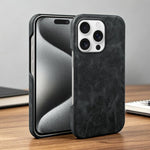 Cover posteriore per telefono in ecopelle con chiusura magnetica Retro-skin., For iPhone 15 Pro Max, For iPhone 15 Pro, For iPhone 15 Plus