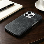 Cover posteriore per telefono in ecopelle con chiusura magnetica Retro-skin., For iPhone 15 Pro Max, For iPhone 15 Pro, For iPhone 15 Plus