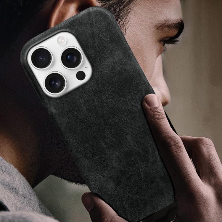 Cover posteriore per telefono in ecopelle con chiusura magnetica Retro-skin., For iPhone 15 Pro Max, For iPhone 15 Pro, For iPhone 15 Plus