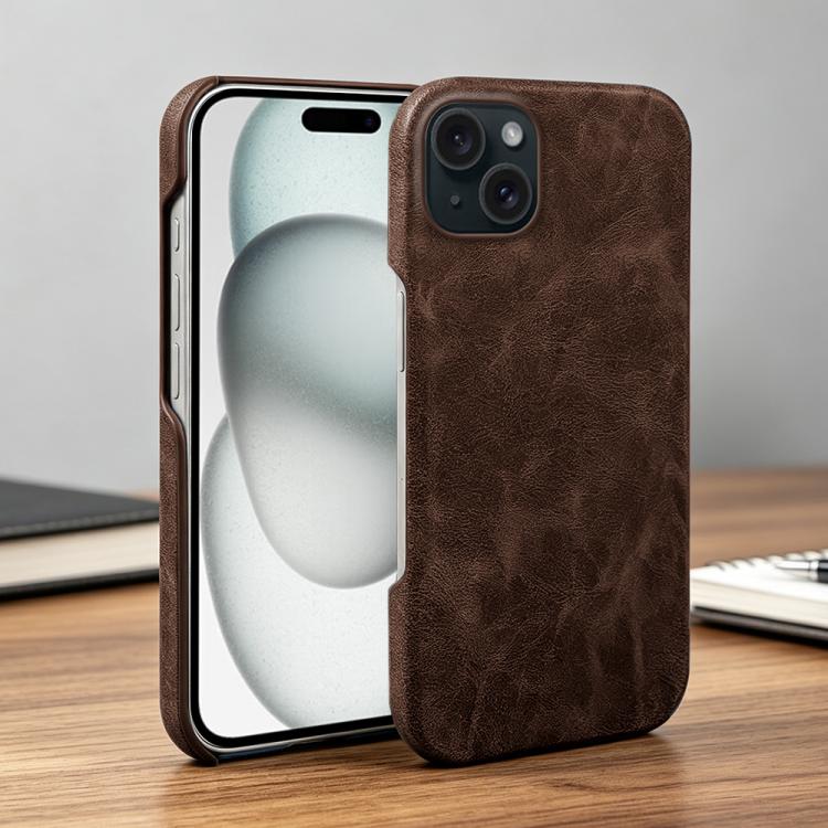 Cover posteriore per telefono in ecopelle con chiusura magnetica Retro-skin., For iPhone 15 Pro Max, For iPhone 15 Pro, For iPhone 15 Plus