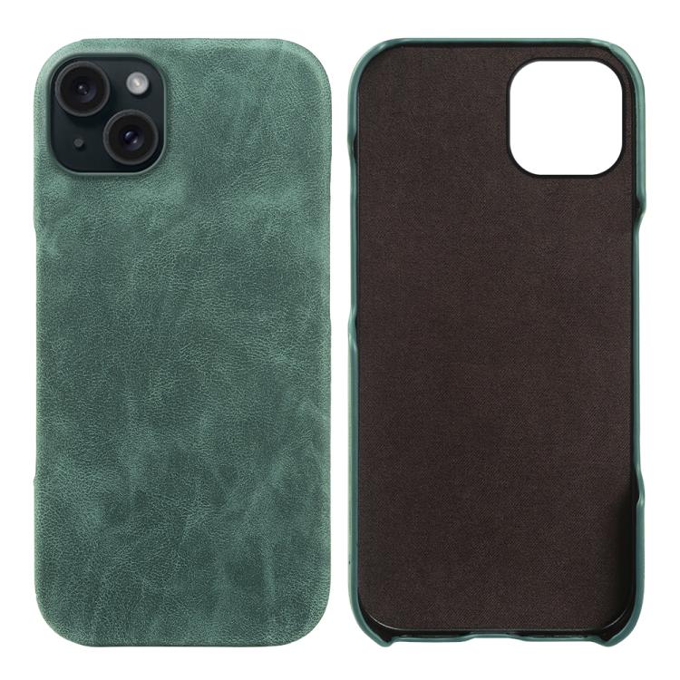 Cover posteriore per telefono in ecopelle con chiusura magnetica Retro-skin., For iPhone 15, For iPhone 14 Plus, For iPhone 14