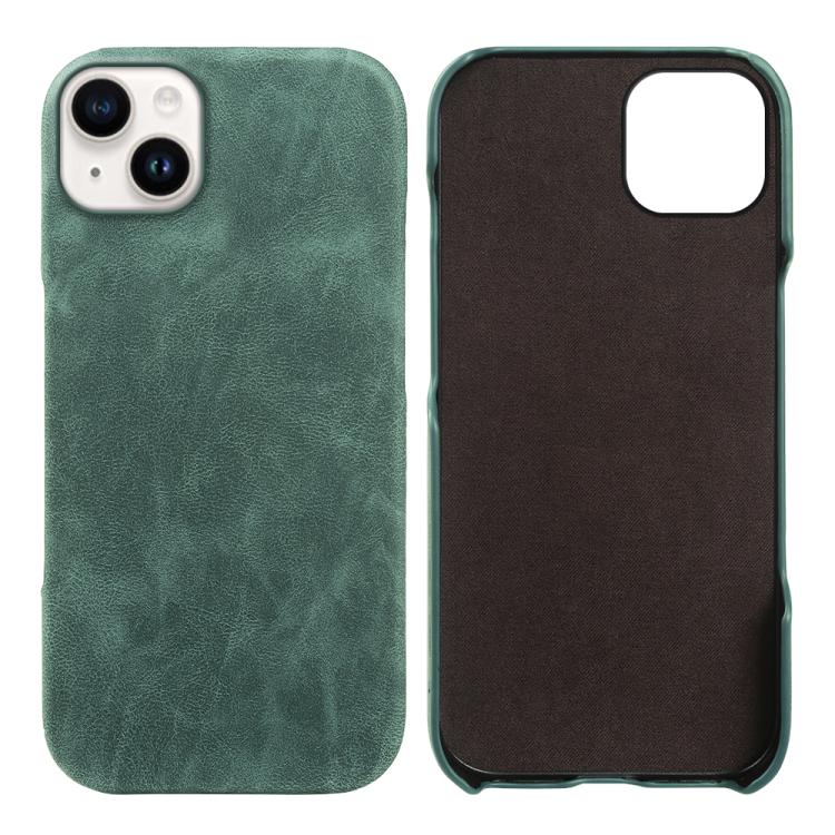 Cover posteriore per telefono in ecopelle con chiusura magnetica Retro-skin., For iPhone 15, For iPhone 14 Plus, For iPhone 14