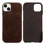 Cover posteriore per telefono in ecopelle con chiusura magnetica Retro-skin., For iPhone 15, For iPhone 14 Plus, For iPhone 14
