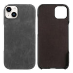 Cover posteriore per telefono in ecopelle con chiusura magnetica Retro-skin., For iPhone 15, For iPhone 14 Plus, For iPhone 14