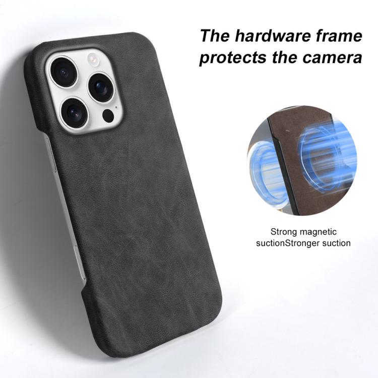 Cover posteriore per telefono in ecopelle con chiusura magnetica Retro-skin., Fro iPhone 14 Pro, For iPhone 14 Pro Max, For iPhone 13 Pro Max