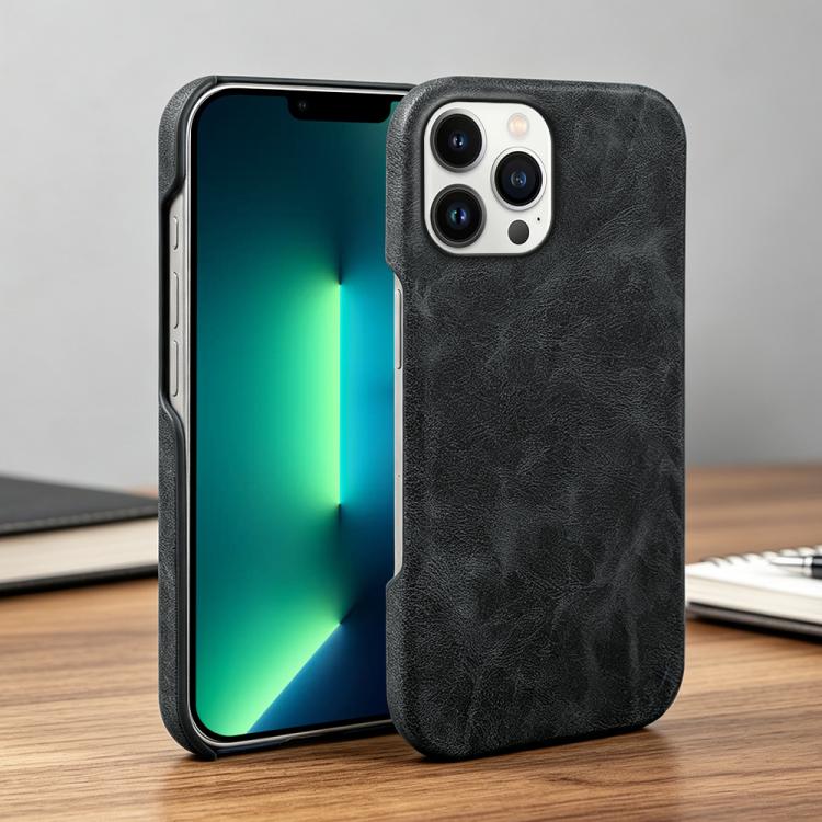 Cover posteriore per telefono in ecopelle con chiusura magnetica Retro-skin., For iPhone 13 Pro, For iPhone 13, For iPhone 12 / 12 Pro