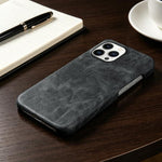 Cover posteriore per telefono in ecopelle con chiusura magnetica Retro-skin., For iPhone 13 Pro, For iPhone 13, For iPhone 12 / 12 Pro