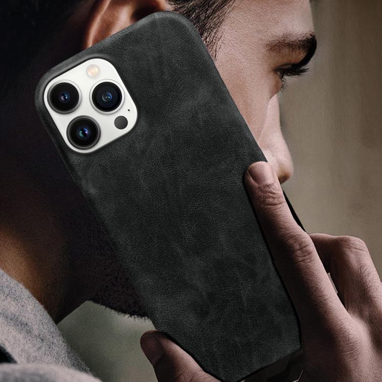 Cover posteriore per telefono in ecopelle con chiusura magnetica Retro-skin., For iPhone 13 Pro, For iPhone 13, For iPhone 12 / 12 Pro