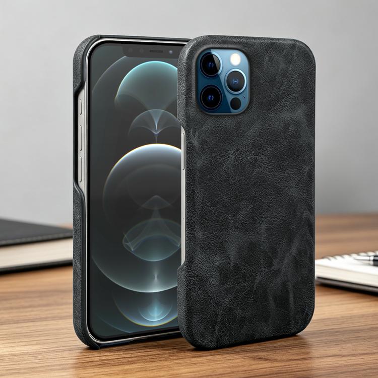 Cover posteriore per telefono in ecopelle con chiusura magnetica Retro-skin., For iPhone 12 Pro Max