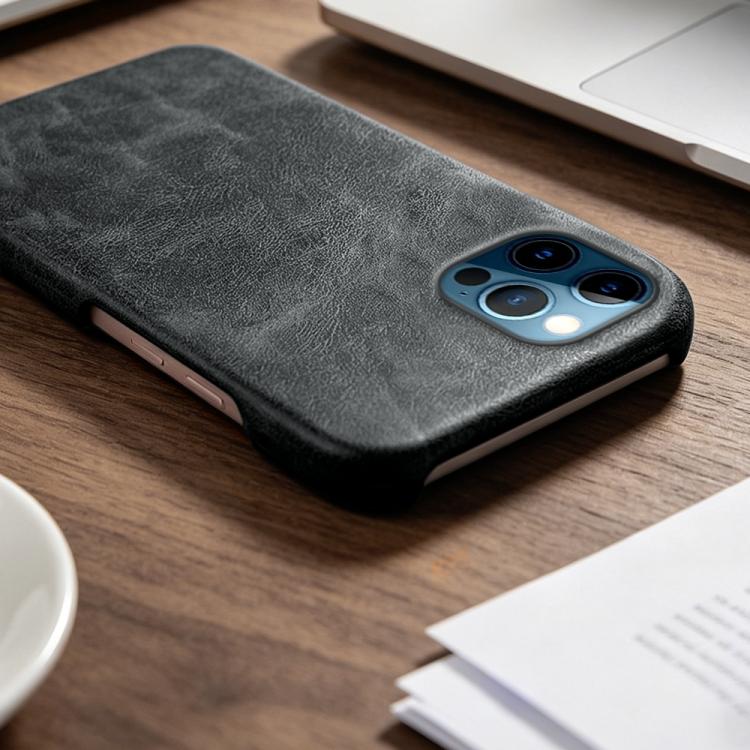 Cover posteriore per telefono in ecopelle con chiusura magnetica Retro-skin., For iPhone 12 Pro Max