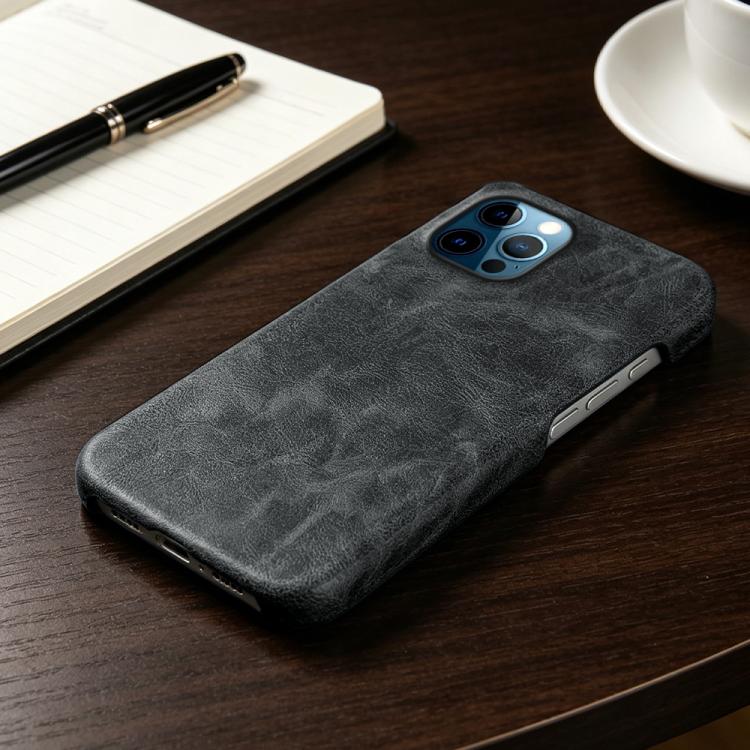 Cover posteriore per telefono in ecopelle con chiusura magnetica Retro-skin., For iPhone 12 Pro Max