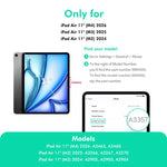 Pellicola protettiva in vetro temperato antideflagrante ENKAY Hat-Prince da 0,33 mm, facile da installare, per schermi di tablet., For iPad Air 11 2026 / 2025 / 2024, For iPad Pro 11 2025 / 2024, For iPad mini 6 / mini 2024                             ...