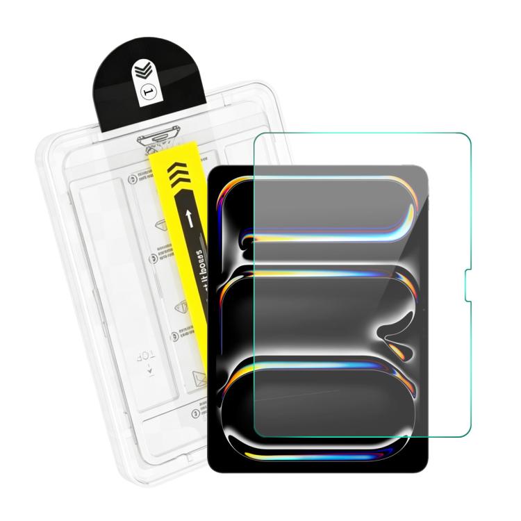 Pellicola protettiva in vetro temperato antideflagrante ENKAY Hat-Prince da 0,33 mm, facile da installare, per schermi di tablet., For iPad Air 11 2026 / 2025 / 2024, For iPad Pro 11 2025 / 2024, For iPad mini 6 / mini 2024                             ...