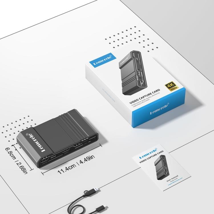 Scheda di acquisizione video Lemorele AC09 per registratore 4K HD, AC09