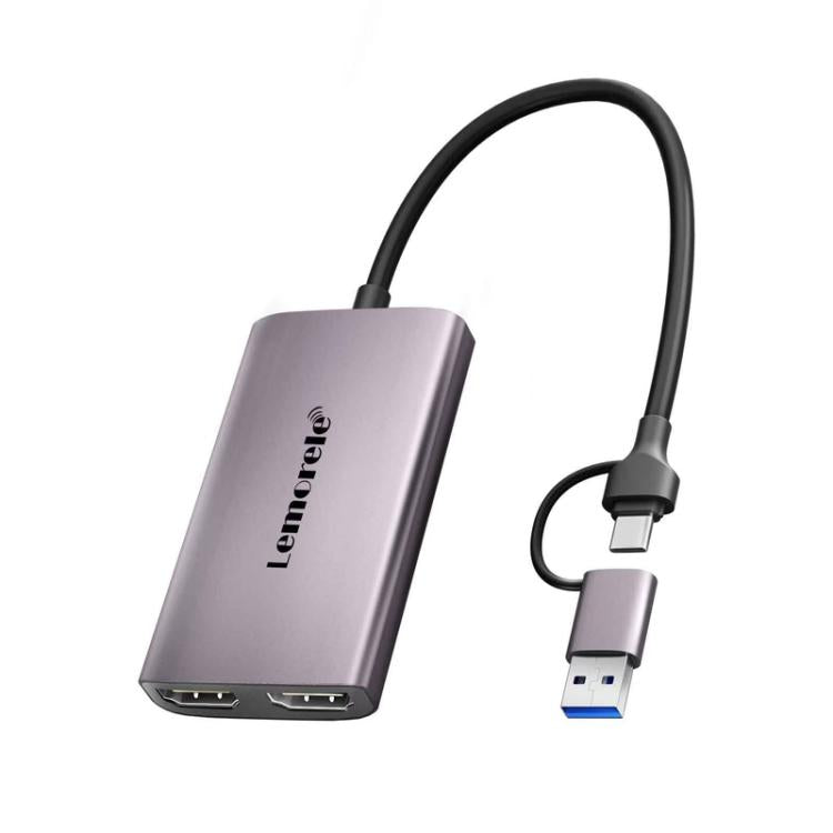 Lemorele AC02L 4K HDMI Capture Card 1080P 60FPS Ultra-Low Latency for Live Streaming
