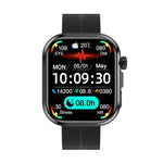 Smartwatch G47 con schermo a colori HD da 1,83 pollici, chiamate Bluetooth, cinturino in acciaio Milan, supporto per il monitoraggio della salute/funzione HRV.