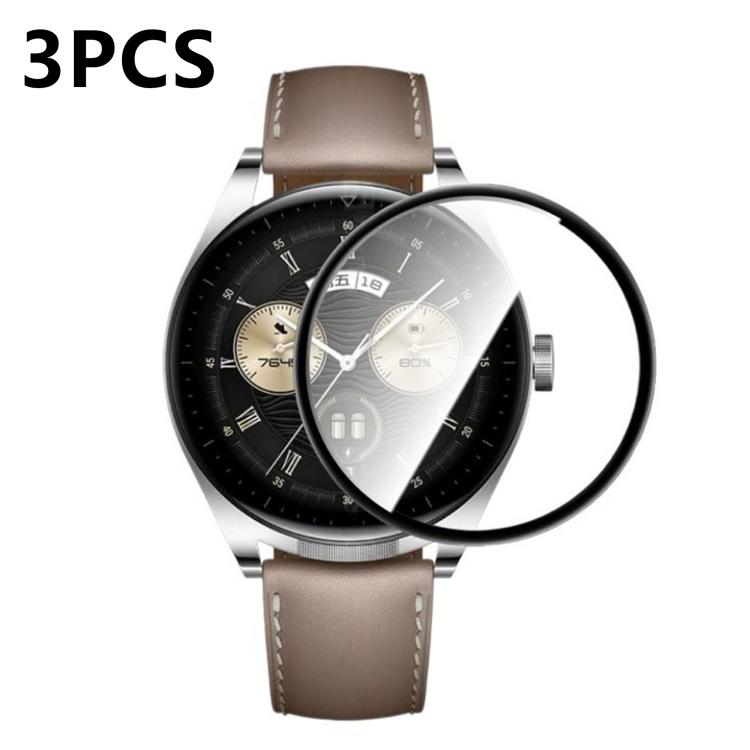 3 pellicole protettive HD termoformabili in materiale composito PMMA, For Huawei Watch Buds 2
