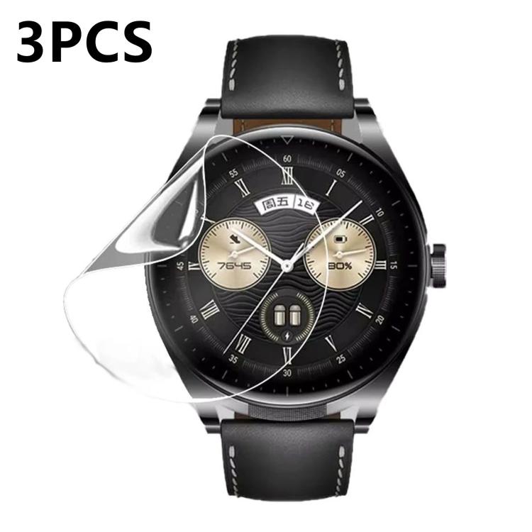 3 pellicole protettive in TPU idrogel HD per schermo di orologio, For Huawei Watch Buds 2