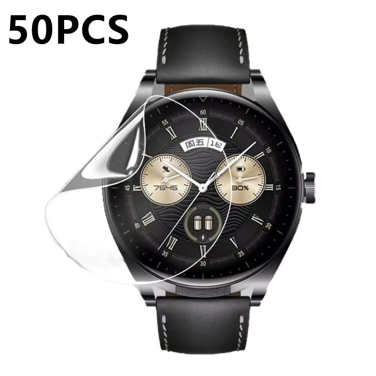 50 pellicole protettive in TPU idrogel HD per schermi di orologi., For Huawei Watch Buds 2