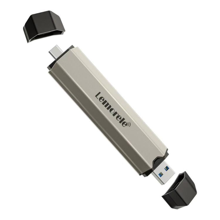 Box esterno per SSD Lemorele SD3L M.2 NVMe con interfaccia PCIe M Key e installazione senza attrezzi.