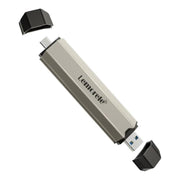 Box esterno per SSD Lemorele SD3L M.2 NVMe con interfaccia PCIe M Key e installazione senza attrezzi.