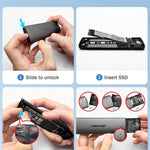 Box esterno Lemorele SD1L per SSD M.2 NVMe USB 3.2 Gen2