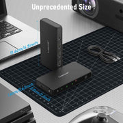 Lemorele G99 3 In 1 Out HDMI Switch 4K 60Hz HDR HDCP2.2 IR Remote Control HDMI Switcher