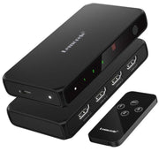 Lemorele G99 3 In 1 Out HDMI Switch 4K 60Hz HDR HDCP2.2 IR Remote Control HDMI Switcher