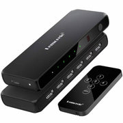 Lemorele G96 5 In 1 Out HDMI Switcher, 4K HD Video Switch with IR Remote For Gaming Consoles & Home Theater