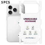 5 pellicole idrogel satinate a copertura totale con retro invisibile effetto diamante, For iPhone 17 Pro Max, For iPhone 17 Pro, For iPhone 17, For iPhone Air, For iPhone 16 Pro Max, For iPhone 16 Pro, For iPhone 16 Plus, For iPhone 16                 ...