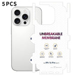 5 pellicole idrogel satinate a copertura totale con retro invisibile effetto diamante, For iPhone 17 Pro Max, For iPhone 17 Pro, For iPhone 17, For iPhone Air, For iPhone 16 Pro Max, For iPhone 16 Pro, For iPhone 16 Plus, For iPhone 16                 ...