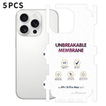 5 pellicole idrogel satinate a copertura totale con retro invisibile effetto diamante, For iPhone 17 Pro Max, For iPhone 17 Pro, For iPhone 17, For iPhone Air, For iPhone 16 Pro Max, For iPhone 16 Pro, For iPhone 16 Plus, For iPhone 16                 ...