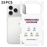 25 pellicole idrogel satinate a copertura totale con retro invisibile effetto diamante., For iPhone 17 Pro Max, For iPhone 17 Pro, For iPhone 17, For iPhone Air, For iPhone 16 Pro Max, For iPhone 16 Pro, For iPhone 16 Plus, For iPhone 16               ...