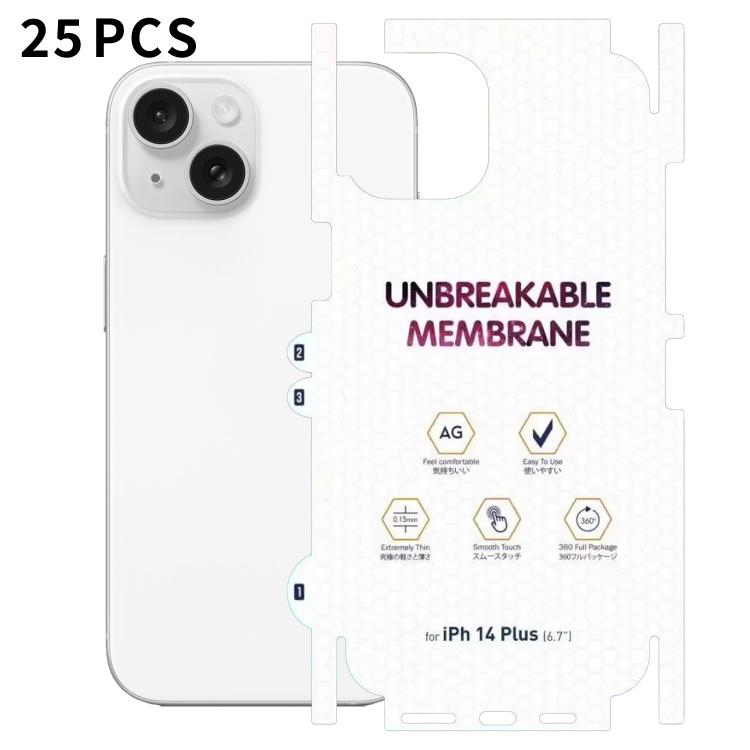 25 pellicole idrogel satinate a copertura totale con retro invisibile effetto diamante., For iPhone 17 Pro Max, For iPhone 17 Pro, For iPhone 17, For iPhone Air, For iPhone 16 Pro Max, For iPhone 16 Pro, For iPhone 16 Plus, For iPhone 16               ...