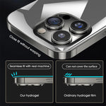 5 pellicole in idrogel trasparenti HD a copertura totale con retro invisibile effetto diamante., For iPhone 17 Pro Max, For iPhone 17 Pro, For iPhone 17, For iPhone Air, For iPhone 16 Pro Max, For iPhone 16 Pro, For iPhone 16 Plus, For iPhone 16       ...