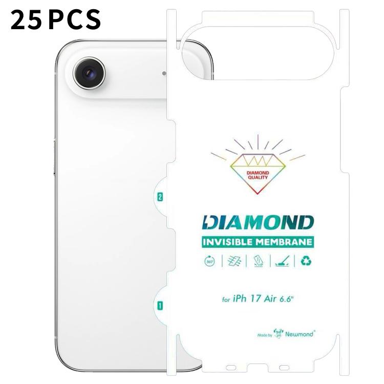 25 pellicole in idrogel trasparenti HD a copertura totale con retro invisibile effetto diamante., For iPhone 17 Pro Max, For iPhone 17 Pro, For iPhone 17, For iPhone Air, For iPhone 16 Pro Max, For iPhone 16 Pro, For iPhone 16 Plus, For iPhone 16      ...