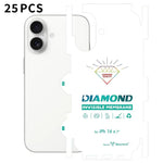 25 pellicole in idrogel trasparenti HD a copertura totale con retro invisibile effetto diamante., For iPhone 17 Pro Max, For iPhone 17 Pro, For iPhone 17, For iPhone Air, For iPhone 16 Pro Max, For iPhone 16 Pro, For iPhone 16 Plus, For iPhone 16      ...