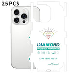 25 pellicole in idrogel trasparenti HD a copertura totale con retro invisibile effetto diamante., For iPhone 17 Pro Max, For iPhone 17 Pro, For iPhone 17, For iPhone Air, For iPhone 16 Pro Max, For iPhone 16 Pro, For iPhone 16 Plus, For iPhone 16      ...
