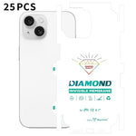 25 pellicole in idrogel trasparenti HD a copertura totale con retro invisibile effetto diamante., For iPhone 17 Pro Max, For iPhone 17 Pro, For iPhone 17, For iPhone Air, For iPhone 16 Pro Max, For iPhone 16 Pro, For iPhone 16 Plus, For iPhone 16      ...
